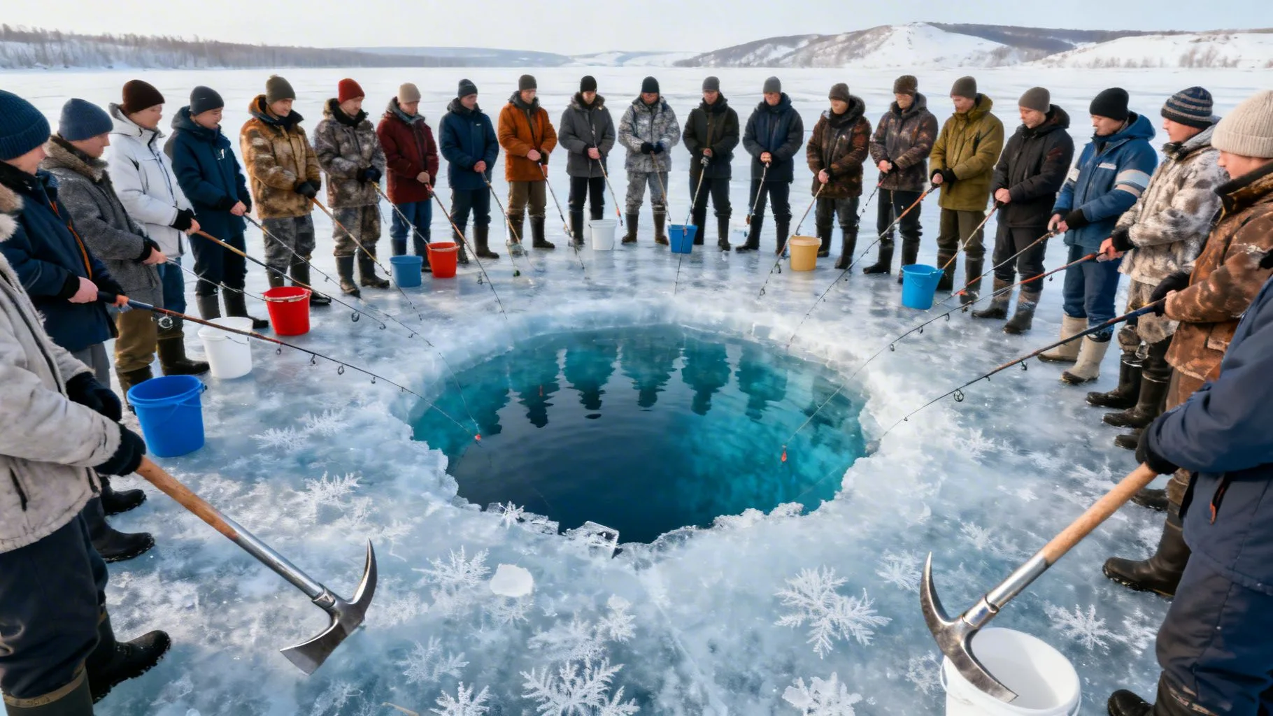 Обложка: Рекордная Сахалинская лед-2026 завершилась: 280 команд из России установили новый фестивальный рекорд участников в подледном лове наваги